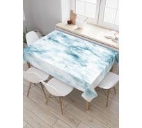 Прямоугольная скатерть JoyArty Облачный мрамор из сатена tc_19436_120x145