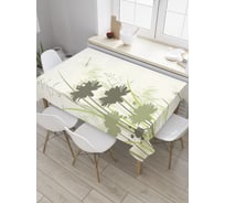 Прямоугольная скатерть JoyArty Полевые стрекозы из сатена tc_35187_120x145