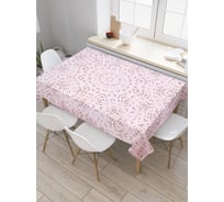 Прямоугольная скатерть JoyArty Кружевная салфетка из сатена tc_4757_120x145