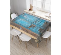 Прямоугольная скатерть JoyArty Кривые ворота из сатена tc_21336_120x145