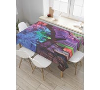 Прямоугольная скатерть JoyArty Пещерная радуга из сатена tc_7564_120x145