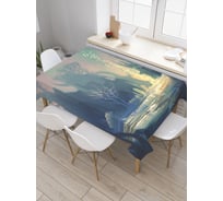 Прямоугольная скатерть JoyArty Подводный лес из сатена tc_23000_120x145