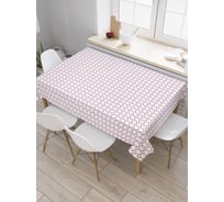 Прямоугольная скатерть JoyArty Позитивная геометрия из сатена tc_30652_120x145