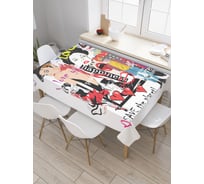 Прямоугольная скатерть JoyArty Новая коллекция из сатена tc_21061_120x145
