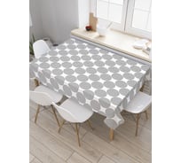 Прямоугольная скатерть JoyArty Поверхность с кругами из сатена tc_20810_120x145