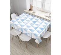 Прямоугольная скатерть JoyArty Небесные треугольники из сатена tc_27896_120x145