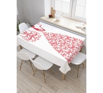 Прямоугольная скатерть JoyArty Пламенное порхание из сатена tc_23552_120x145