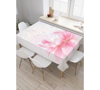 Прямоугольная скатерть JoyArty Магический цветок из сатена tc_2624_120x145