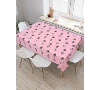 Прямоугольная скатерть JoyArty Подмигивающие глаза из сатена tc_28999_120x145