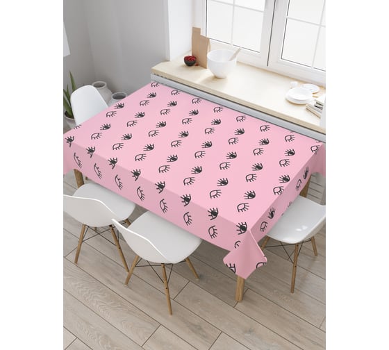 Прямоугольная скатерть JoyArty Подмигивающие глаза из сатена tc_28999_120x145 1