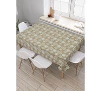 Прямоугольная скатерть JoyArty Подземные цветы из сатена tc_29612_120x145