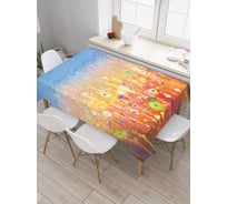 Прямоугольная скатерть JoyArty Красочное море из сатена tc_21162_120x145