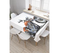 Прямоугольная скатерть JoyArty Низкий байк из сатена tc_17779_120x145