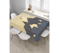 Прямоугольная скатерть JoyArty Покорение вершины из сатена tc_28597_120x145