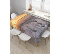 Прямоугольная скатерть JoyArty Лесные просторы из сатена tc_4153_120x145