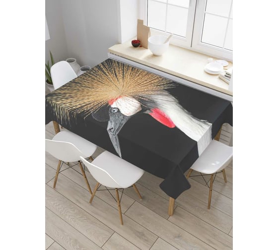 Прямоугольная скатерть JoyArty Лебединая грива из сатена tc_6667_120x145 1