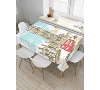 Прямоугольная скатерть JoyArty Лондонский вид из сатена tc_4874_120x145