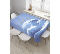 Прямоугольная скатерть JoyArty Не спокойно синее море. из сатена tc_28504_120x145