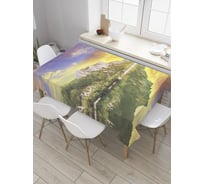 Прямоугольная скатерть JoyArty Между небом и землей из сатена tc_9294_120x145