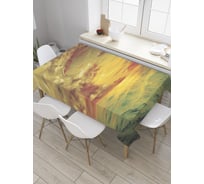 Прямоугольная скатерть JoyArty Небесные рисунки из сатена tc_9285_120x145