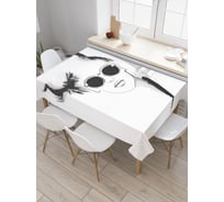 Прямоугольная скатерть JoyArty Креативная прическа из сатена tc_21057_120x145