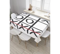 Прямоугольная скатерть JoyArty Победа объятий из сатена tc_36443_120x145