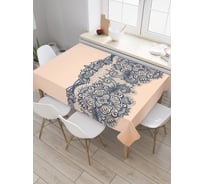 Прямоугольная скатерть JoyArty Пляжное дыхание из сатена tc_30375_120x145