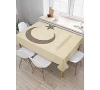 Прямоугольная скатерть JoyArty Луна и звезда из сатена tc_5944_120x145