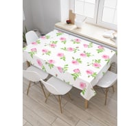 Прямоугольная скатерть JoyArty Пленительные бабочки из сатена tc_30298_120x145