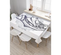 Прямоугольная скатерть JoyArty Ночной обитатель из сатена tc_19357_120x145