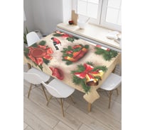 Прямоугольная скатерть JoyArty Новогодний дух из сатена tc_20035_120x145