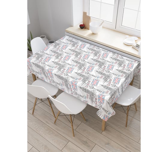 Прямоугольная скатерть JoyArty Маленький Биг Бен из сатена tc_49166_120x145 1