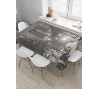 Прямоугольная скатерть JoyArty Огни Бруклинского моста из сатена tc_31580_120x145