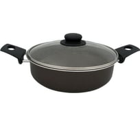 Жаровня со стеклянной крышкой JARKO Merletto 28 см JMr-728-11