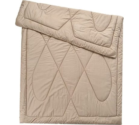 Одеяло Василиса 2 спальное 172x205 сатин шерсть верблюда О/ 151