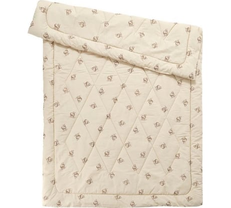 Одеяло Василиса Евро 200x210 поплин шерсть мериноса О/ 146