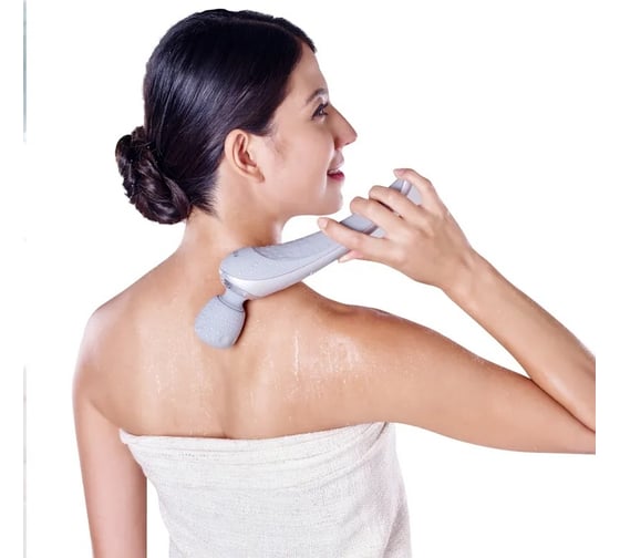 Умный вибромассажер для тела Fittop M-Wand, белый FMW931 WHITE