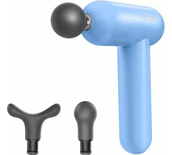 Перкуссионный массажер Fittop SuperHit Mini, голубой FSM971 BLUE