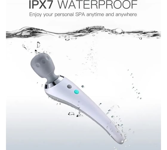 Умный вибромассажер для тела Fittop M-Wand, золотой FMW931 GOLD