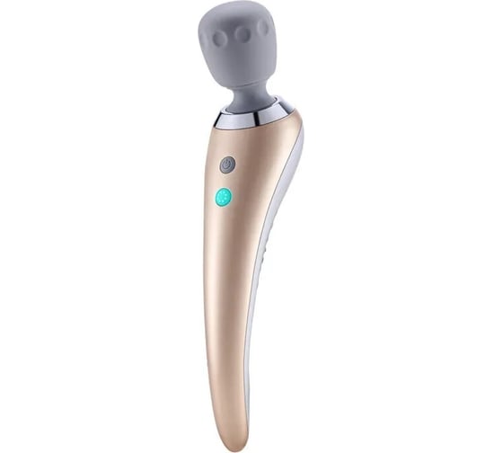 Умный вибромассажер для тела Fittop M-Wand, золотой FMW931 GOLD