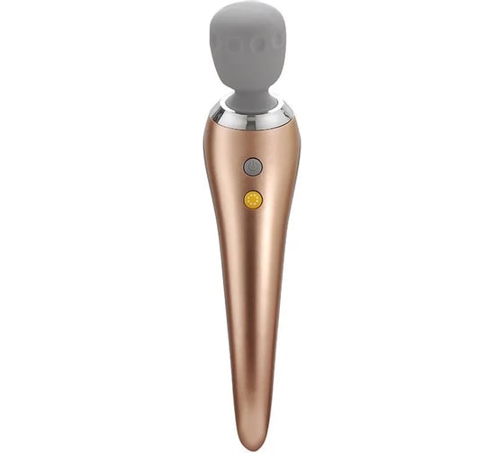 Умный вибромассажер для тела Fittop M-Wand, золотой FMW931 GOLD