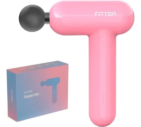 Перкуссионный массажер Fittop SuperHit Mini, розовый FSM971 PINK