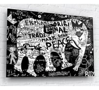 Картина на стекле ARTABOSKO Слон.Лофт 40x60 LM-02-05-04