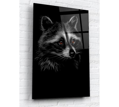 Картина на стекле ARTABOSKO Енот 40x60 WBR-02-349-04