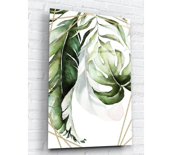 Картина на стекле ARTABOSKO Тропический рай 6 40x60 WBR-07-218-04