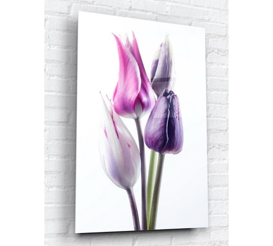 Картина на стекле ARTABOSKO Цветочная фантазия 5 40x60 WBR-07-249-04 1