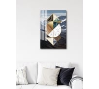 Картина на стекле ARTABOSKO Малахитовая даль 4 40x60 WBR-07-209-04