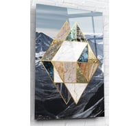 Картина на стекле ARTABOSKO Малахитовая даль 1 40x60 WBR-07-206-04