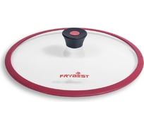 Крышка Frybest Burgundy 20 см, с силиконовым ободом Burg-SK20