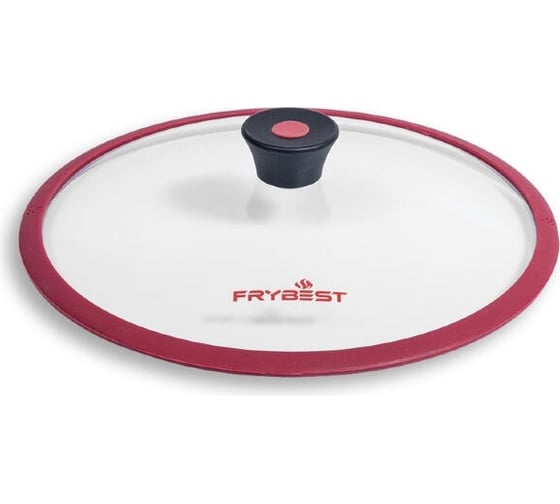 Крышка Frybest Burgundy 20 см, с силиконовым ободом Burg-SK20